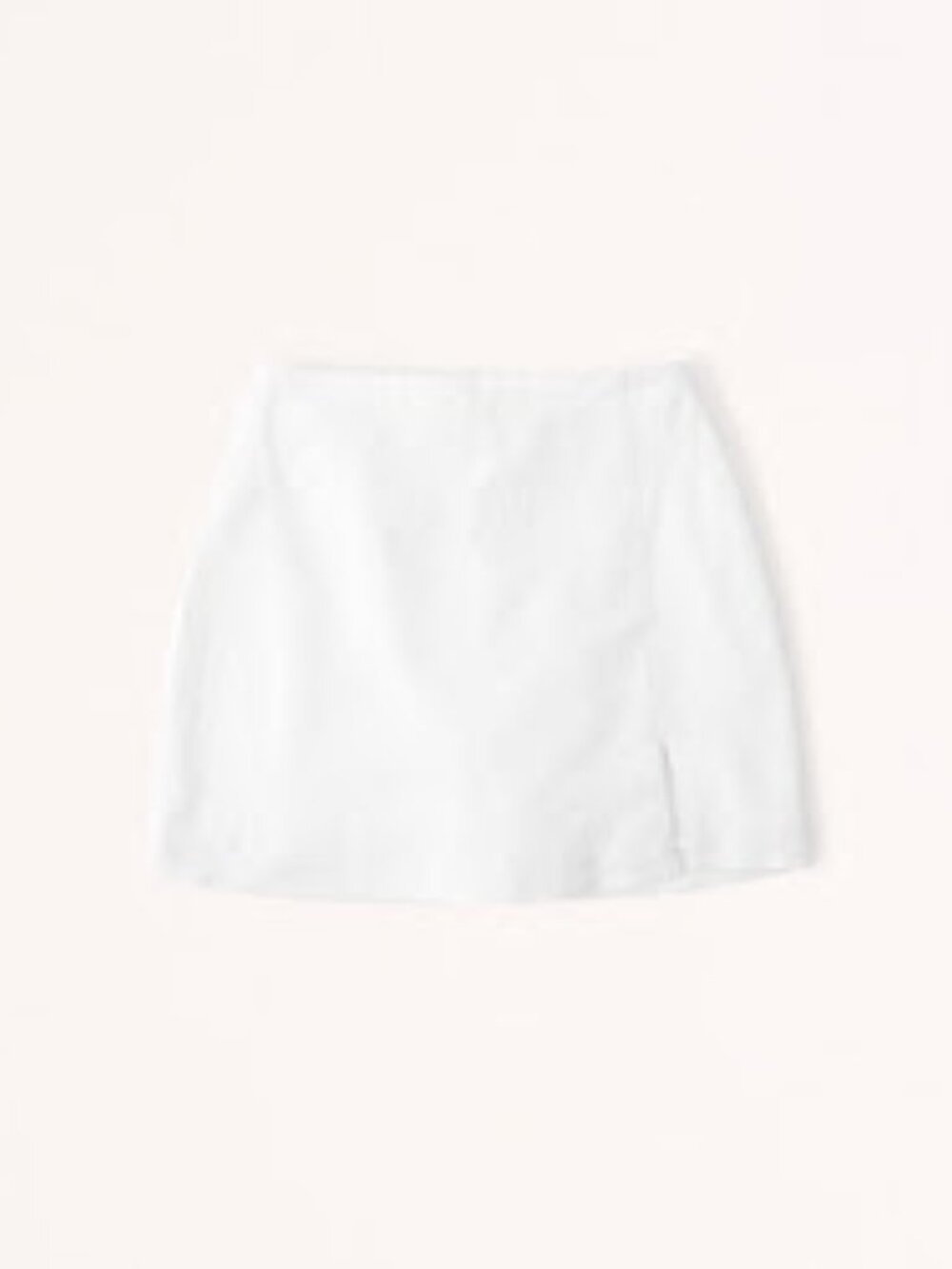 Abercrombie Linen Blend Slit Mini Skort